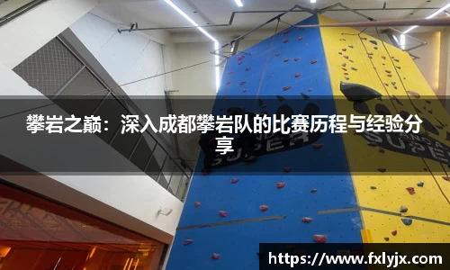 攀岩之巅：深入成都攀岩队的比赛历程与经验分享