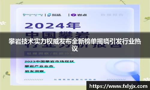 攀岩技术实力权威发布全新榜单揭晓引发行业热议